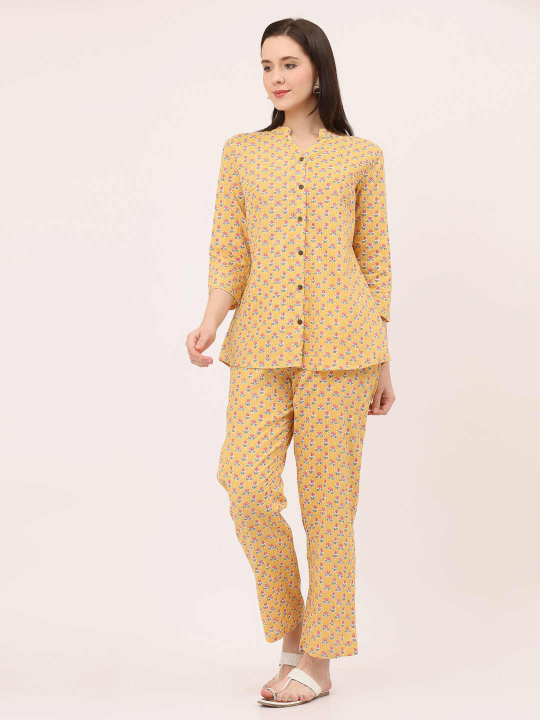 PJ'S ALL DAY- BLOCK PRINTED COORD SETS