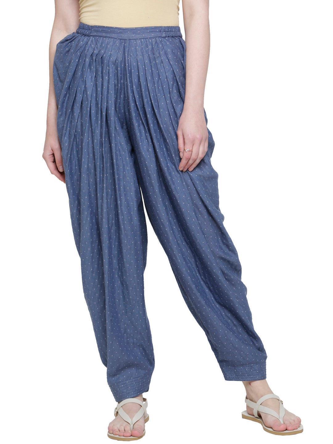 TEXTURED SIDE TAB DETAIL KURTA & DHOTI PANTS-SET