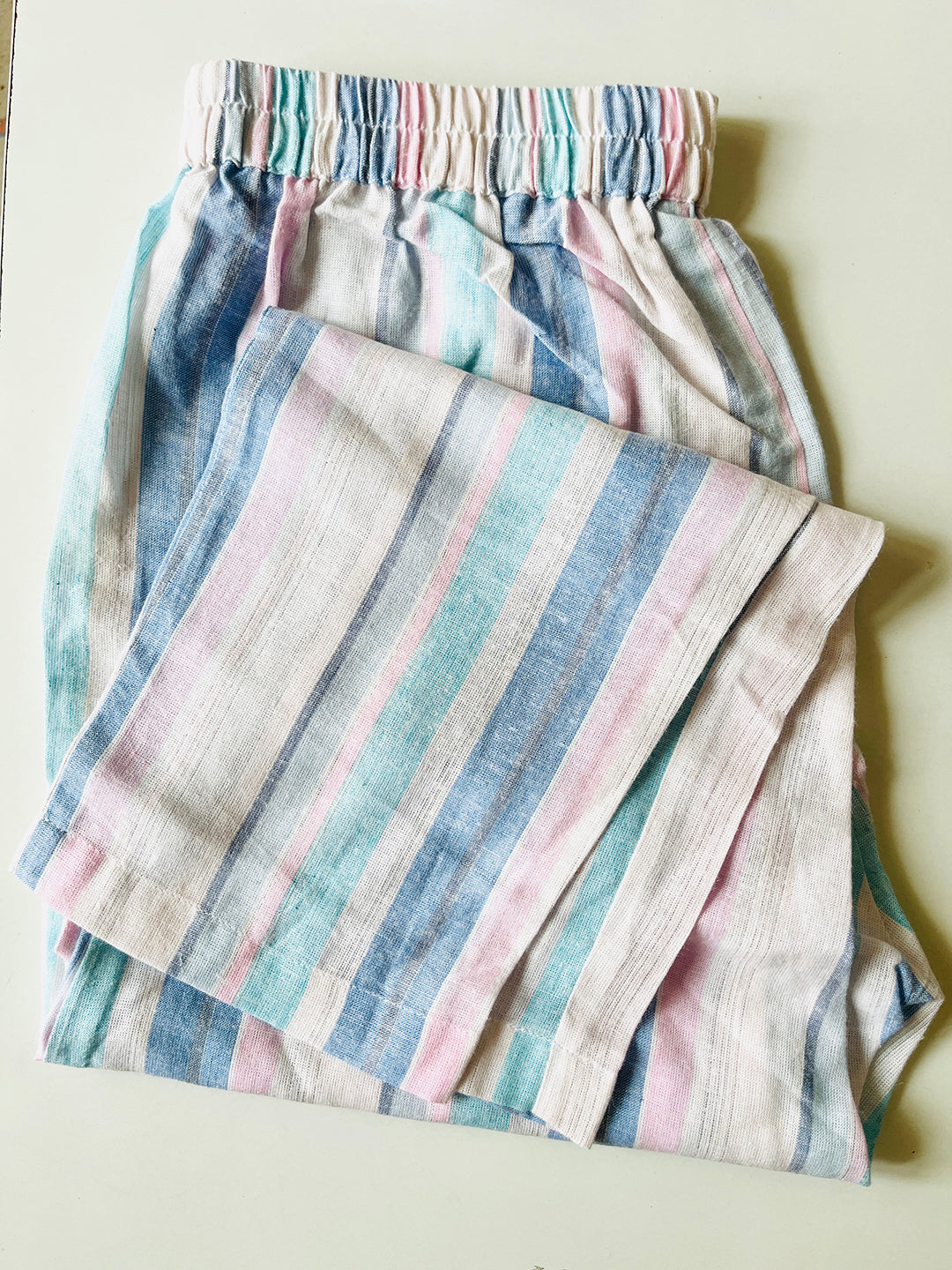 "STYLE & THE CITY" cotton woven stripes Coord-set