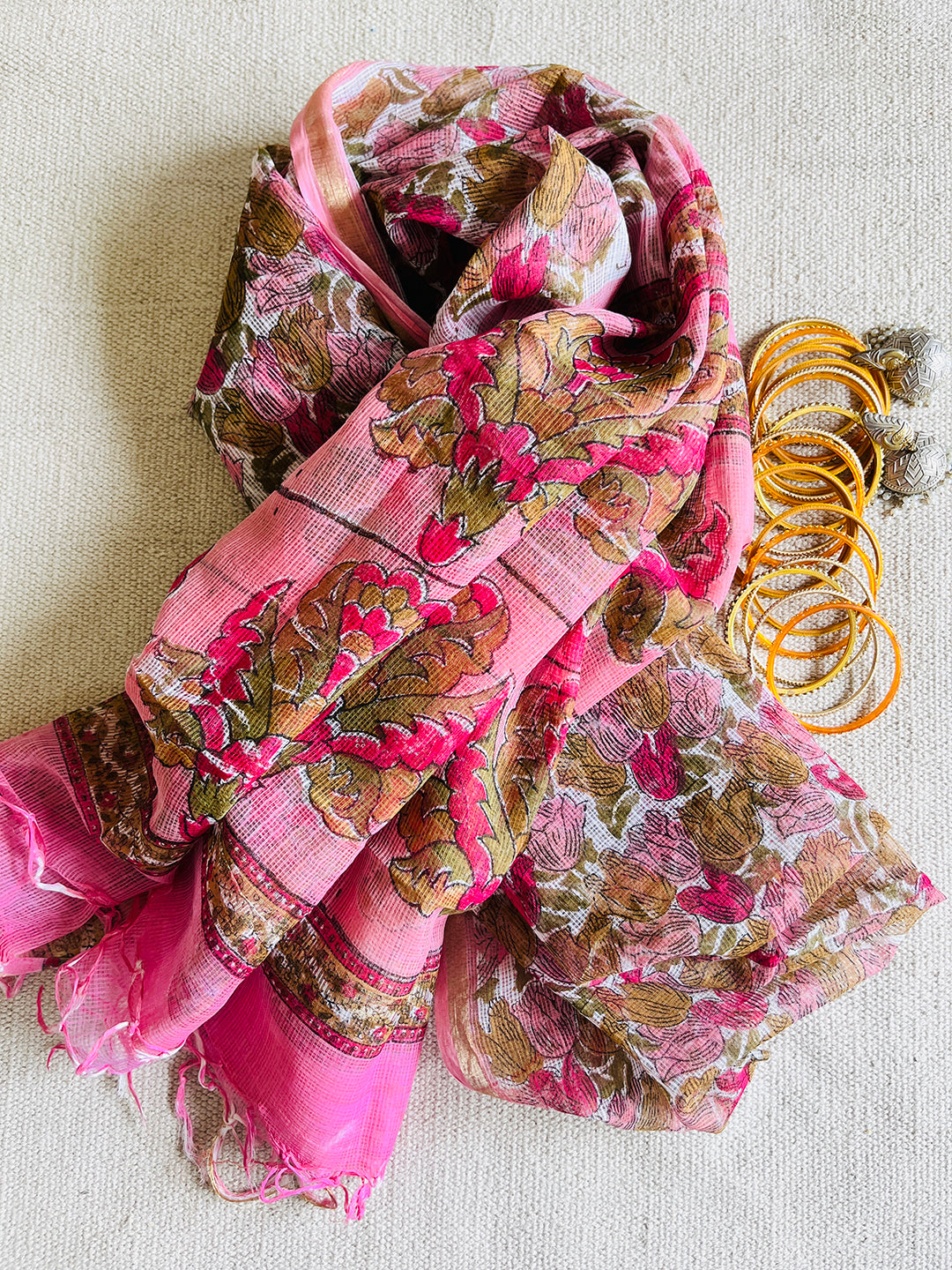 "I AM EXQUISITE" KOTA DORIA DUPATTA