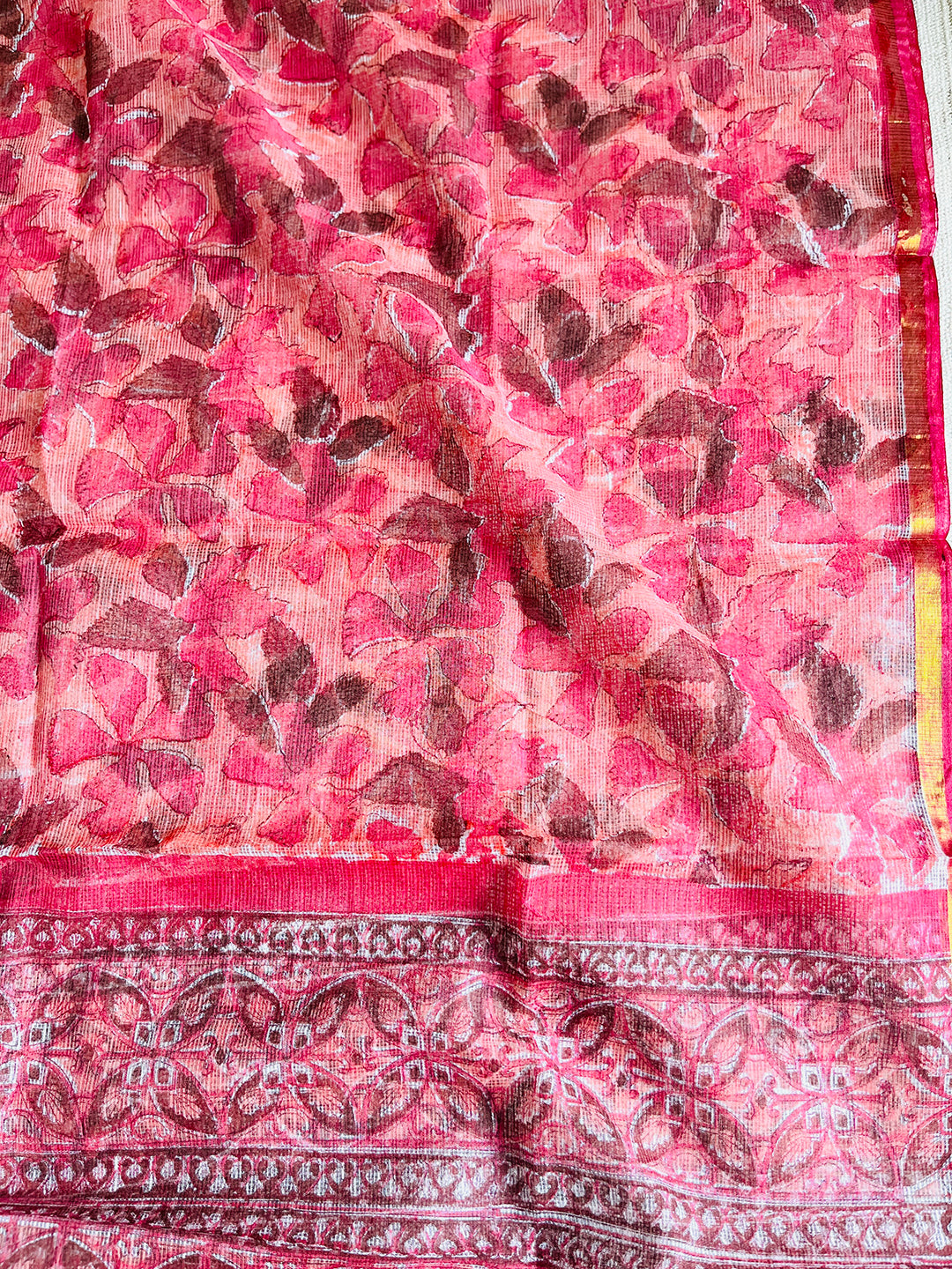"PAINTERLY GARDEN" KOTA DORIA DUPATTA