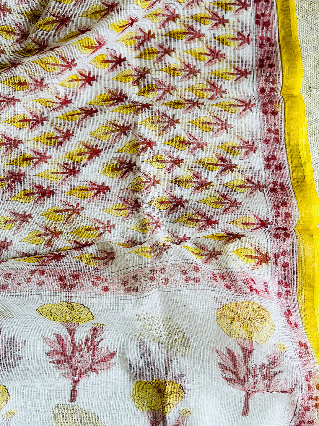 "BLOOM SOFTLY, SHINE ENDLESSLY" KOTA DORIA DUPATTA
