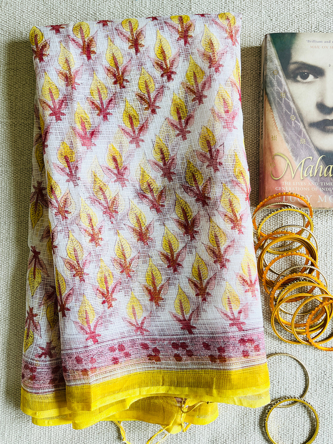 "BLOOM SOFTLY, SHINE ENDLESSLY" KOTA DORIA DUPATTA