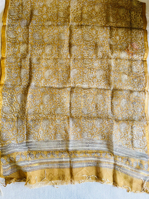 KOTA MUSTARD PAISLEY ALLOVER DUPATTA
