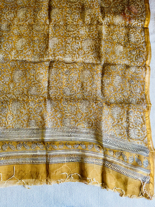 KOTA MUSTARD PAISLEY ALLOVER DUPATTA