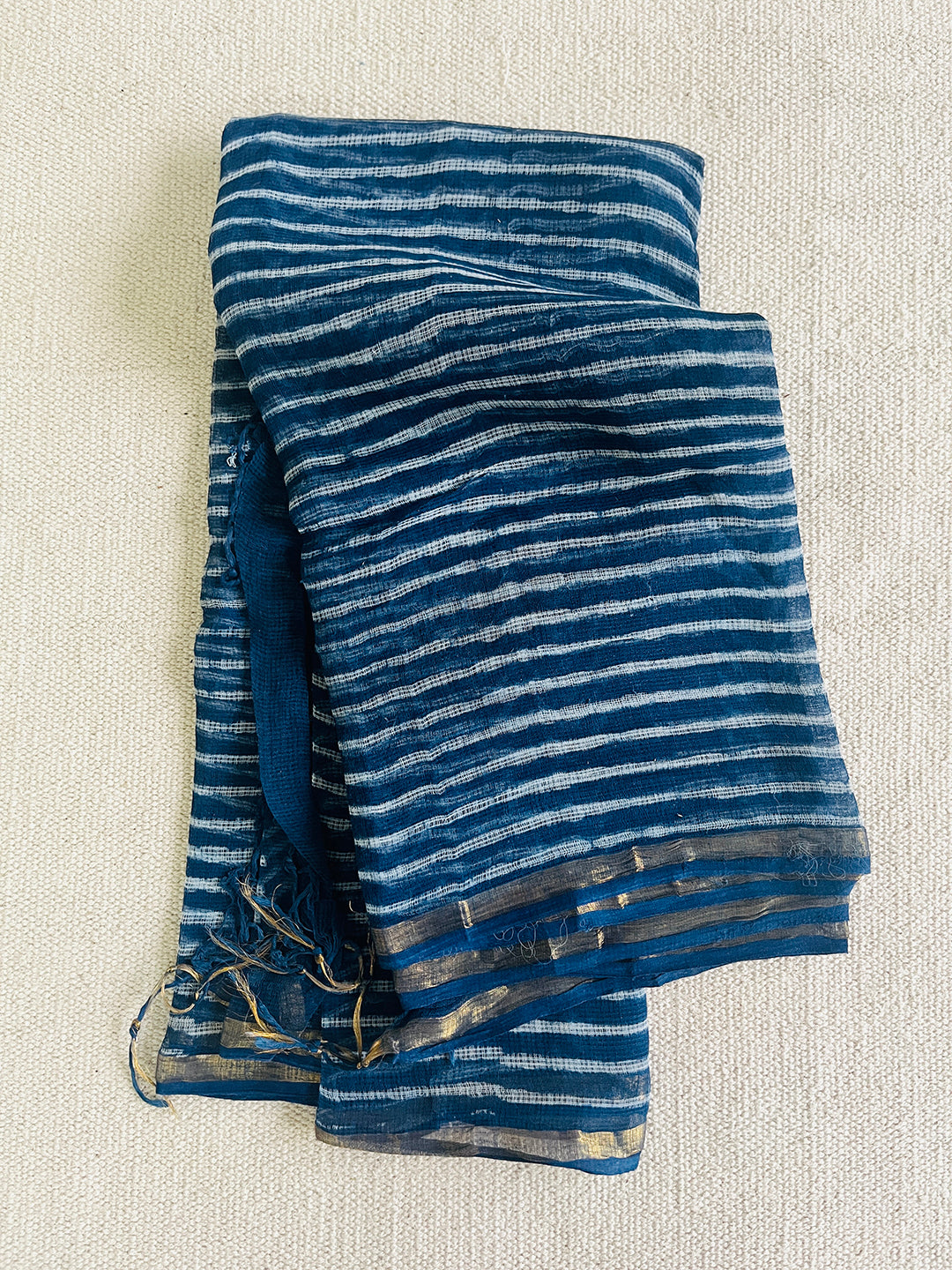 KOTA INDIGO STRIPES DUPATTA