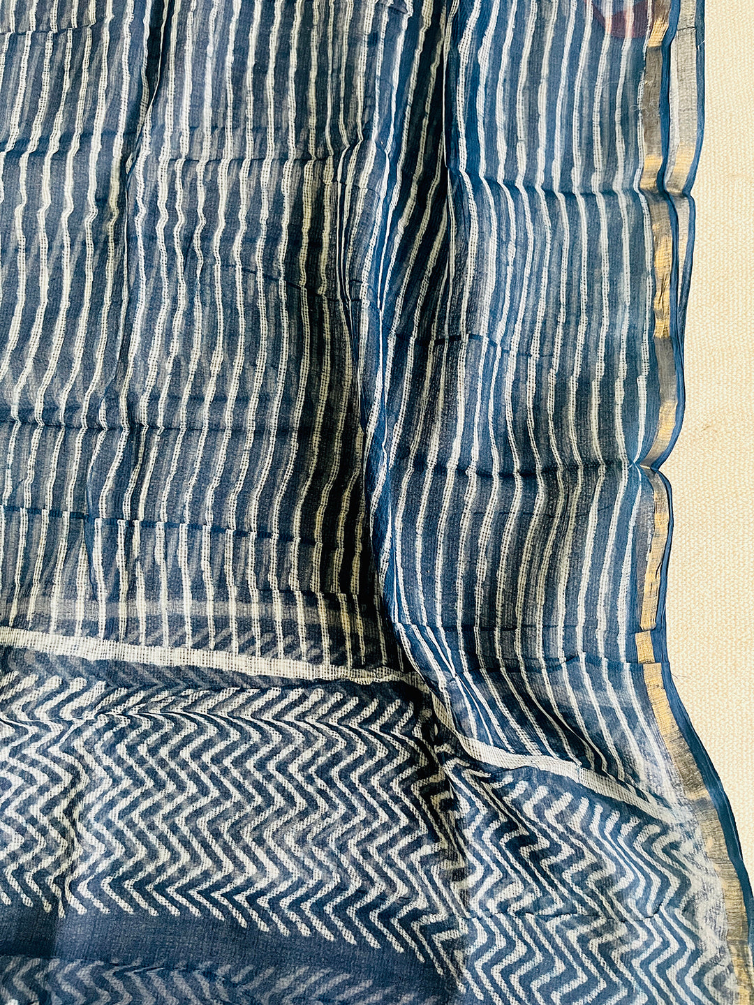 KOTA INDIGO STRIPES DUPATTA