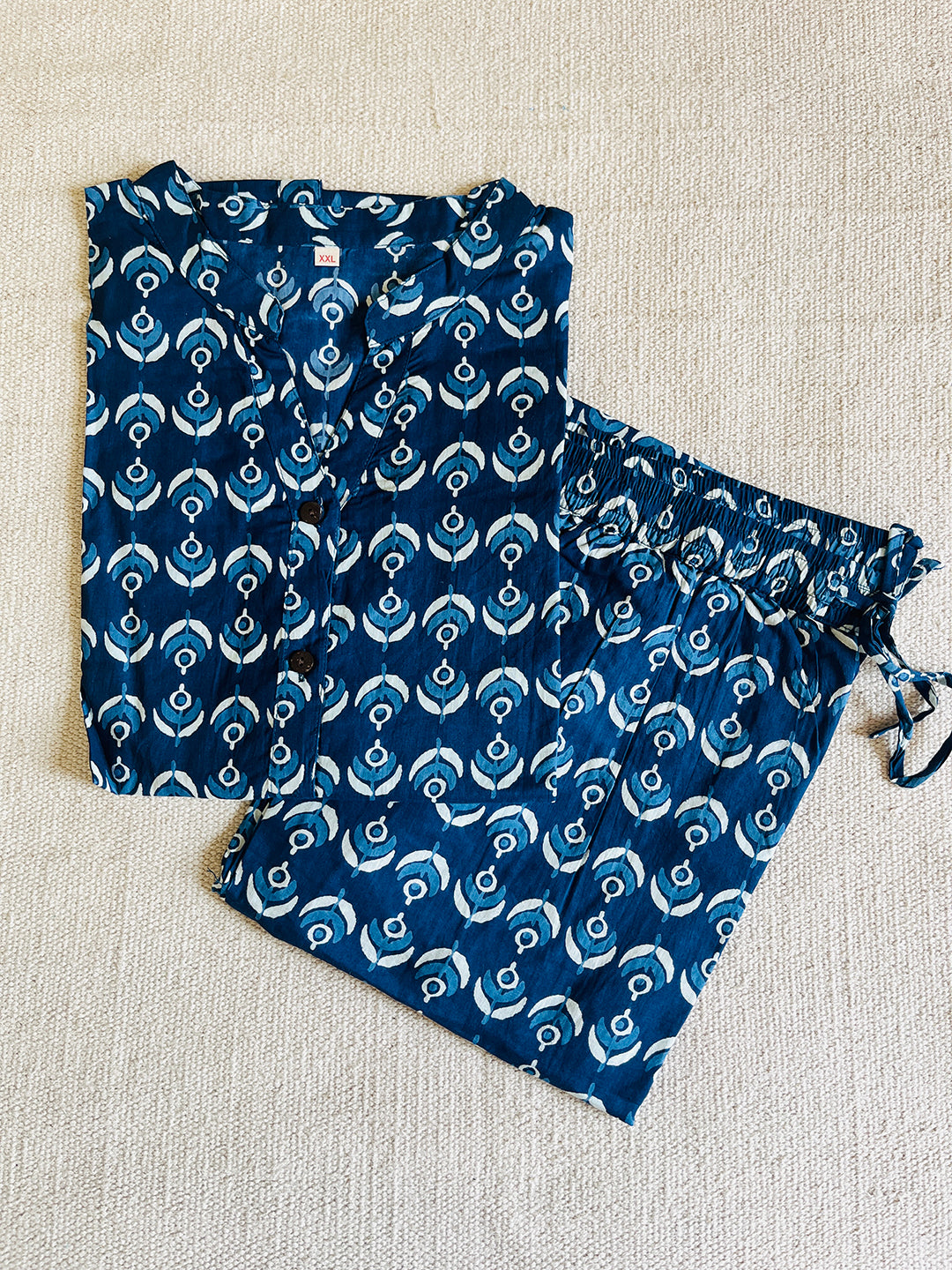 PJ'S ALL DAY- BLOCK PRINTED COORD SETS