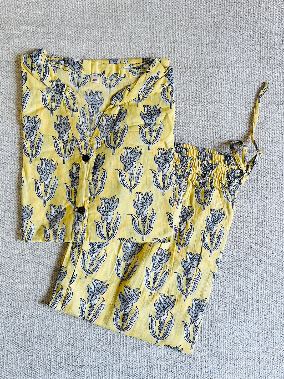 PJ'S ALL DAY- BLOCK PRINTED COORD SETS