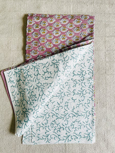 UNSTITCHED COTTON SUIT OPERA-MAUVE