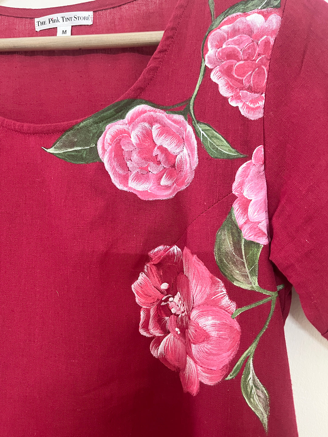 EXCLUSIVE HAND PAINTED "SHE BLOOMS"- DAY DRESS