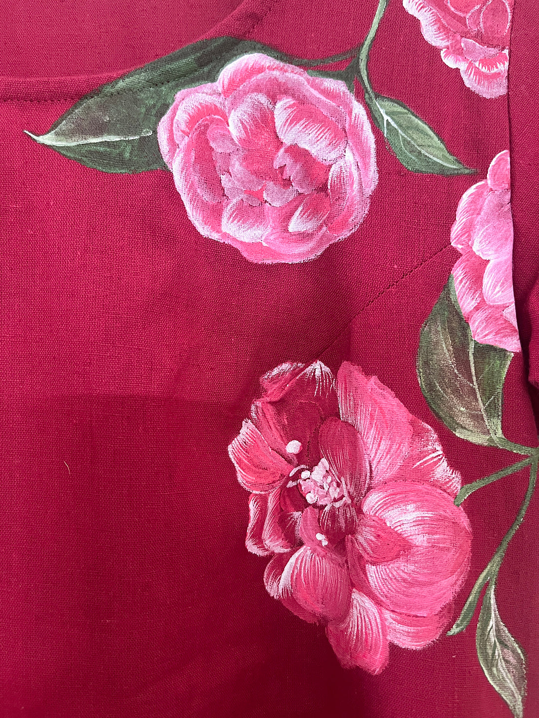 EXCLUSIVE HAND PAINTED "SHE BLOOMS"- DAY DRESS