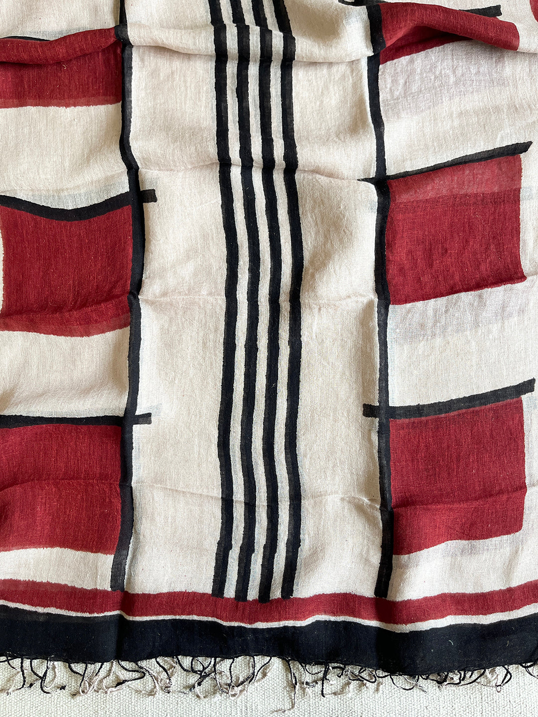 "BECOMING EVERYTHING I ONCE DREAMED OF" LINEN DUPATTA