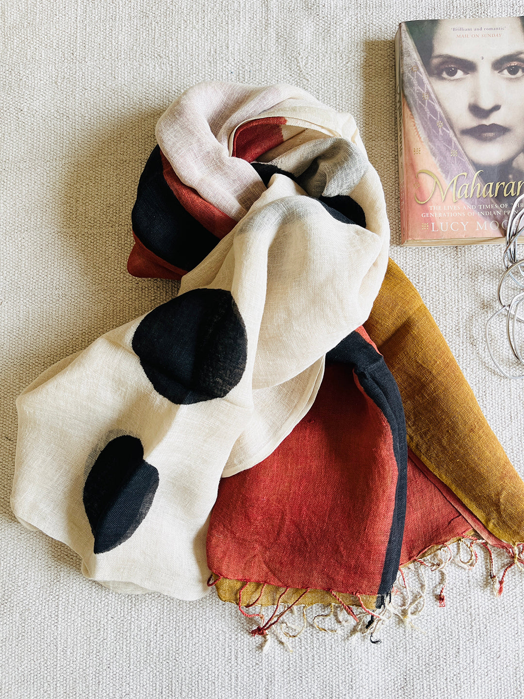 "BE FEARLESSLY AUTHENTIC" LINEN DUPATTA