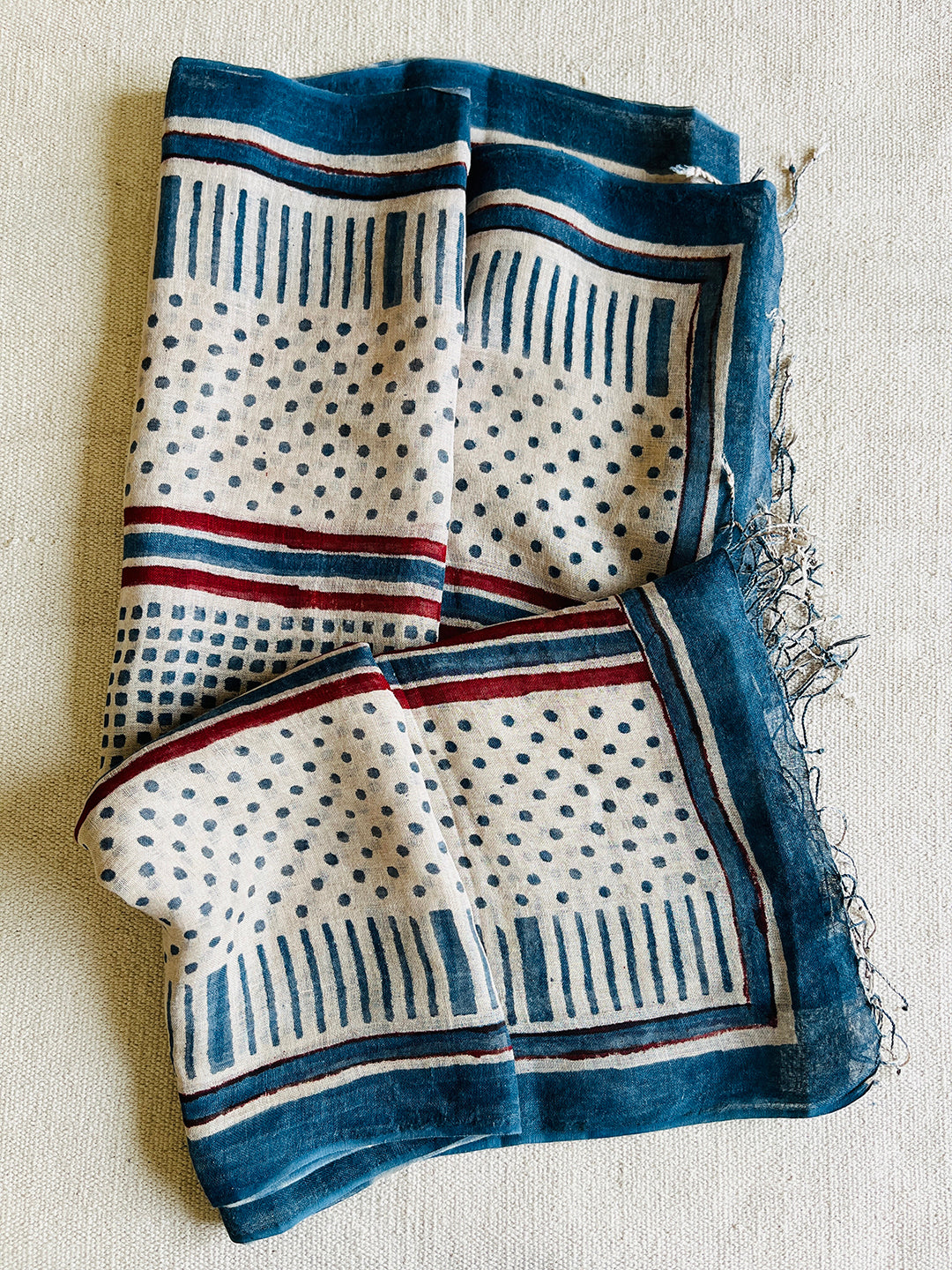 "MAKE THEM STOP & STARE" STATEMENT LINEN DUPATTA