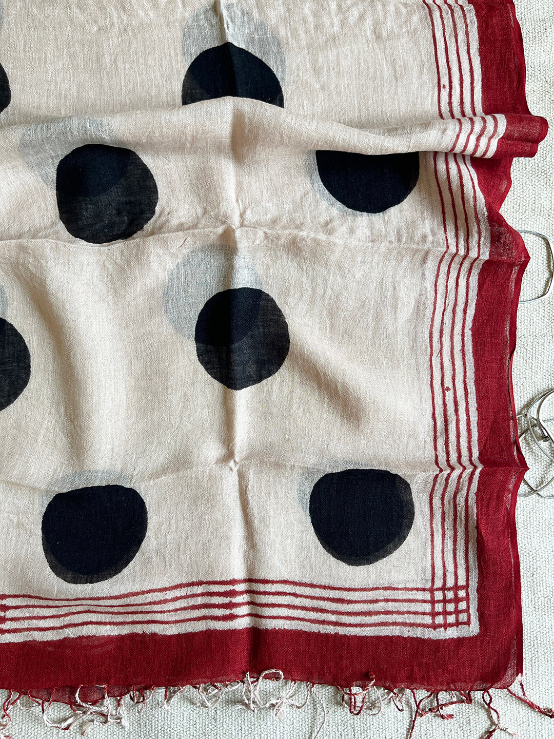 "IN MY BECOMING ERA" LINEN DUPATTA