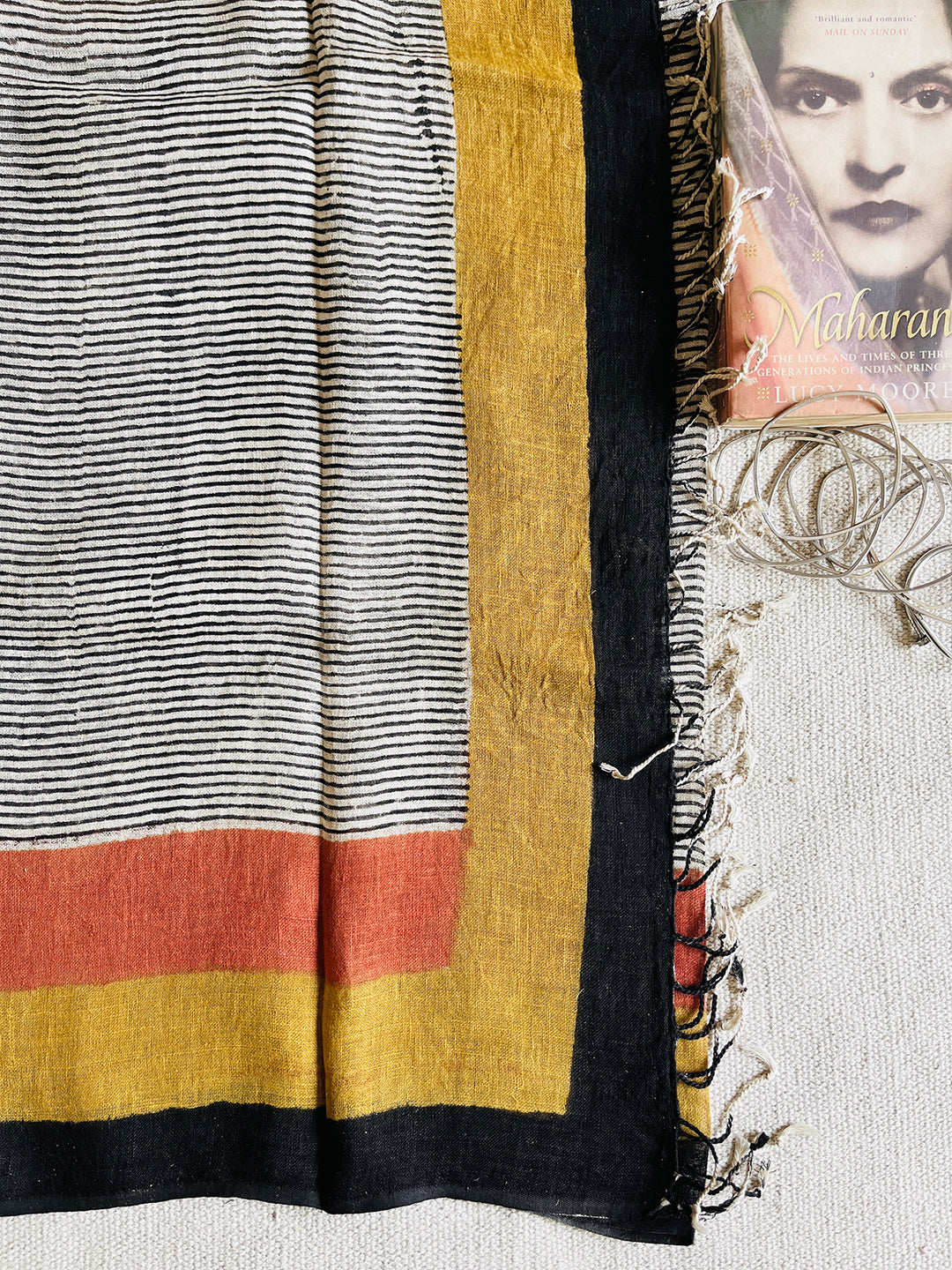 "DARLING, YOU ARE MAGIC" LINEN DUPATTA