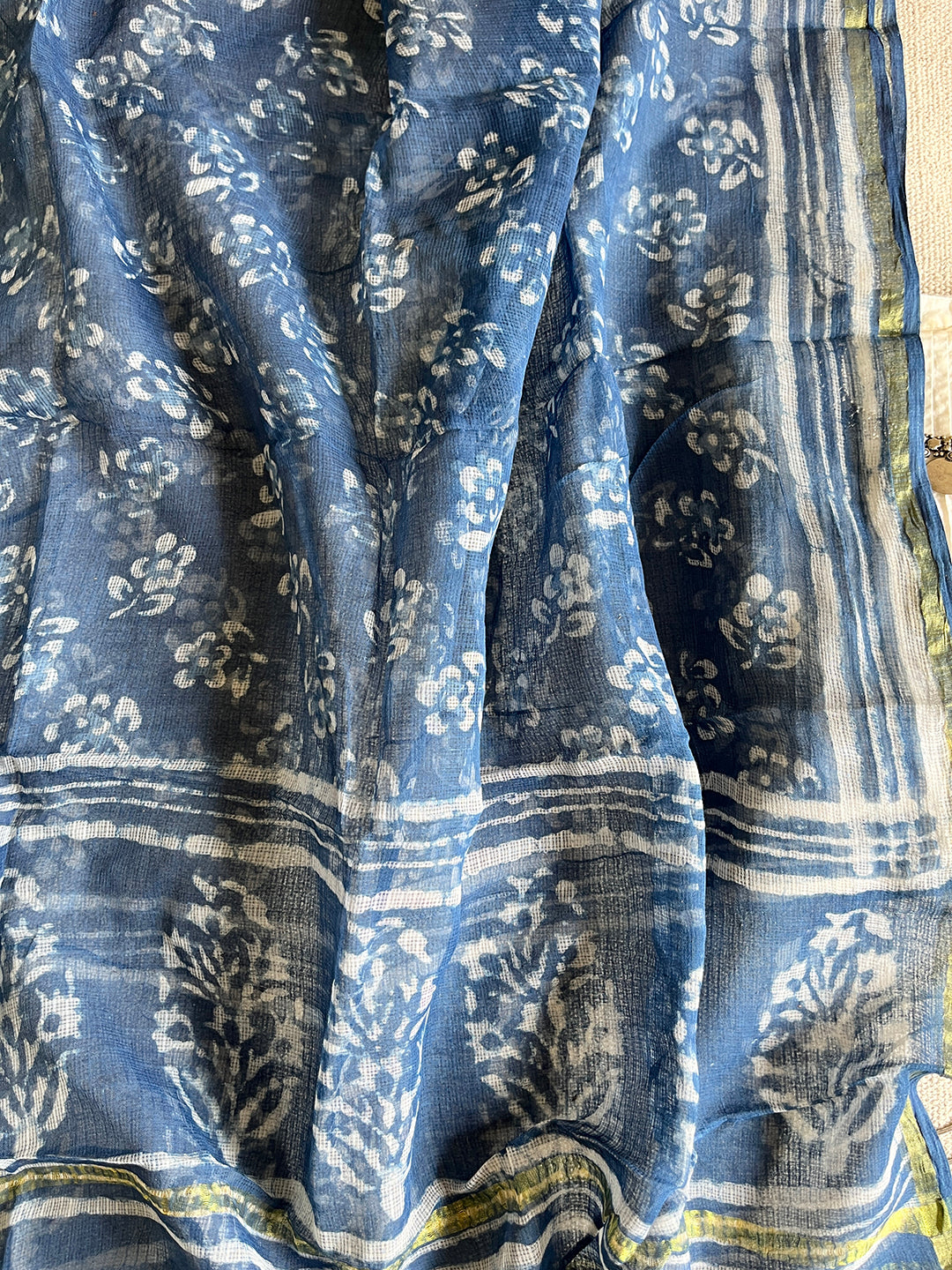 "INDIGO MOOD" KOTA DORIA DUPATTA