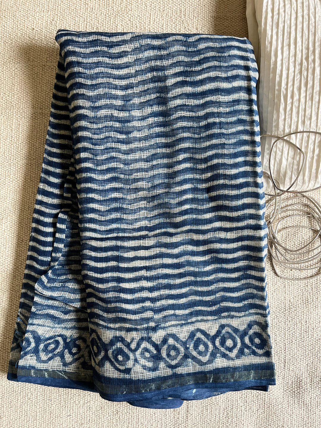 "THERE IS A SHADE OF BLUE FOR EVERY WOMAN" KOTA DORIA DUPATTA