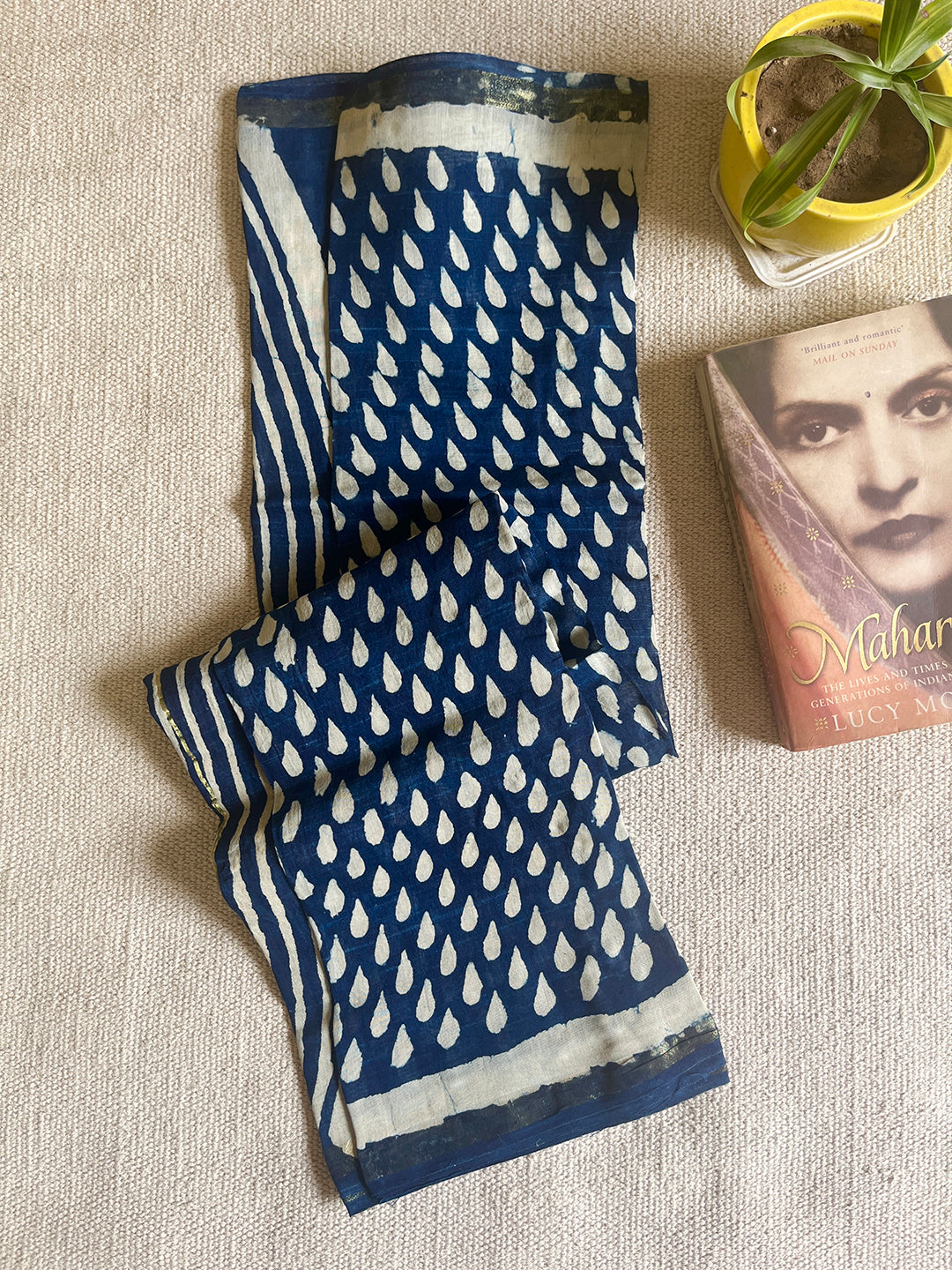 "AN INDIGO STORY" DROPS CHANDERI DUPATTA
