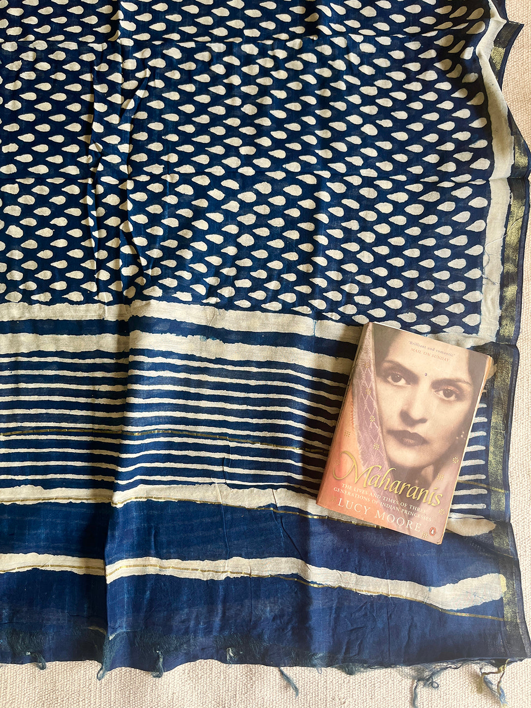 "AN INDIGO STORY" DROPS CHANDERI DUPATTA