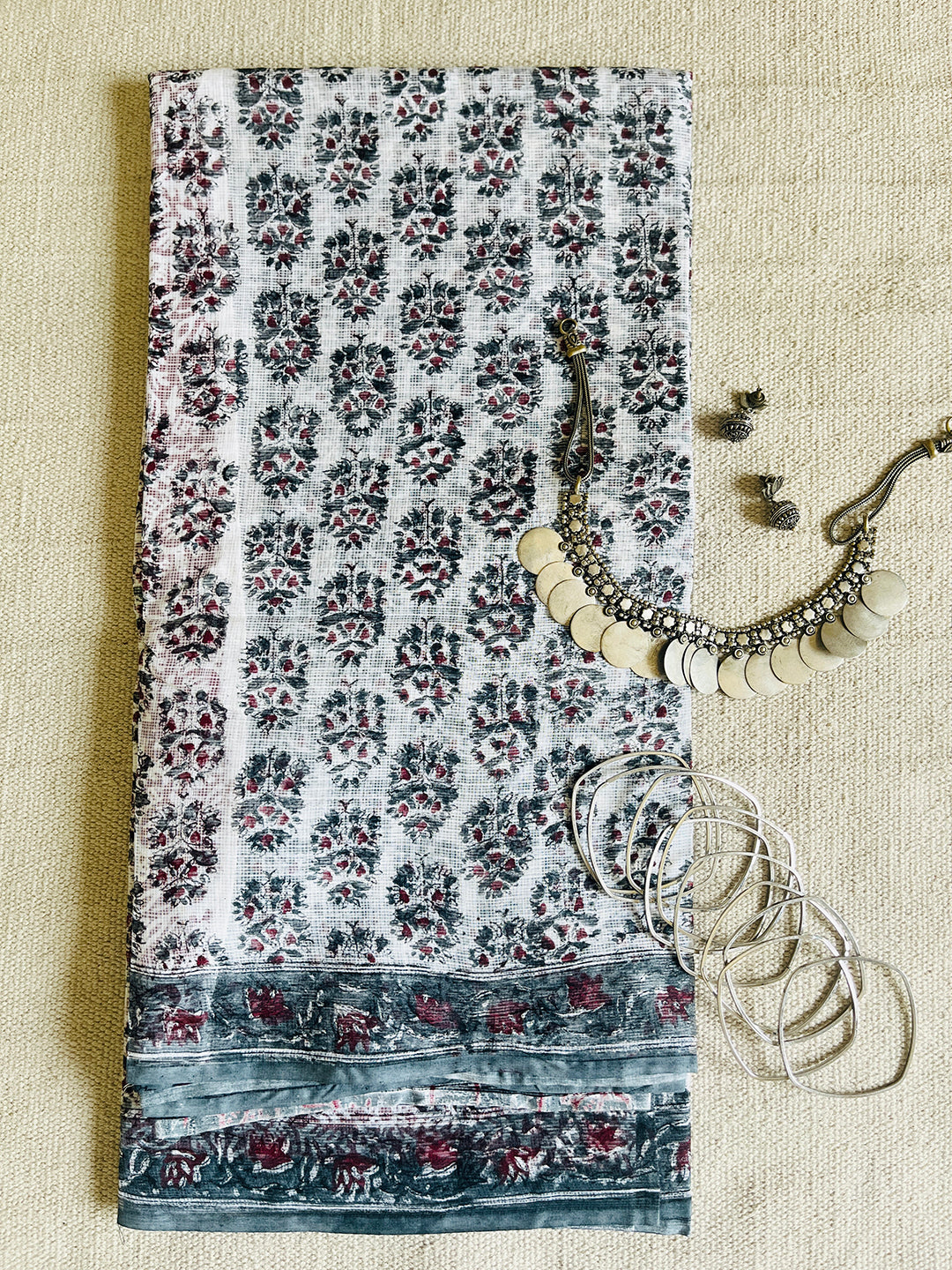 SUMMER GARDEN KOTA DORIA SAREE