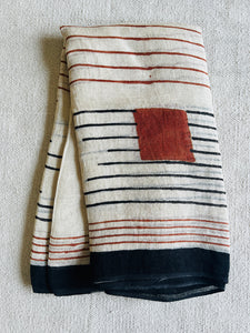"GEOMETRICS IS THE WAY TO GO" LINEN DUPATTA
