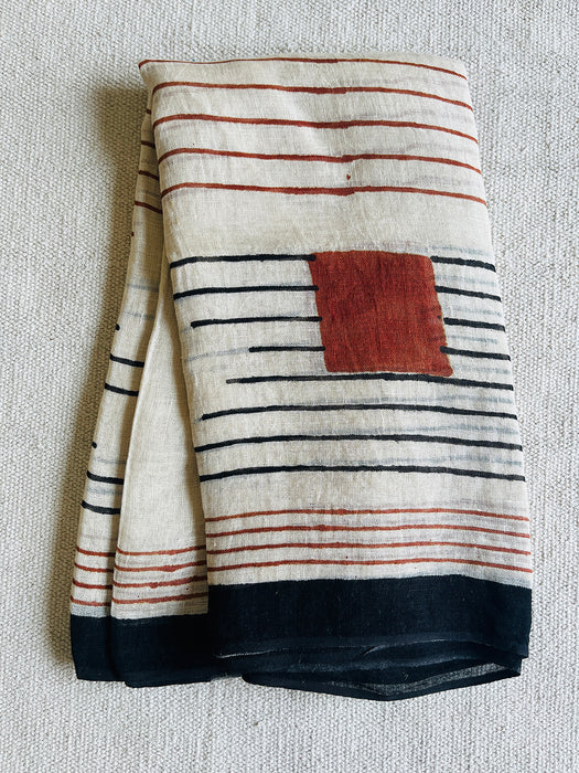 "GEOMETRICS IS THE WAY TO GO" LINEN DUPATTA