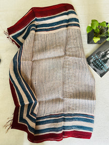"NOT YOUR USUAL STRIPES" LINEN DUPATTA