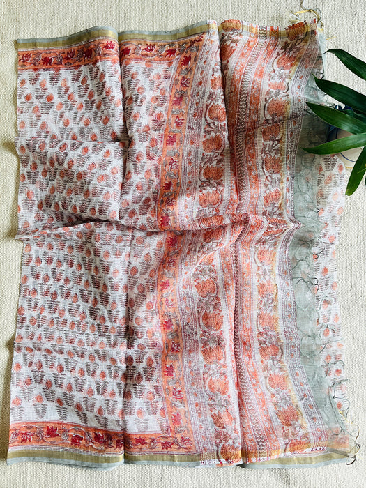 PEACHES & CREMES KOTA DORIA DUPATTA