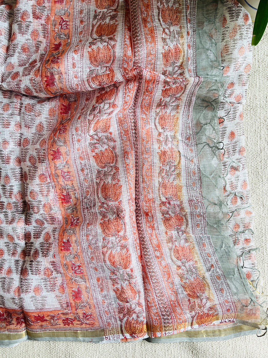 PEACHES & CREMES KOTA DORIA DUPATTA
