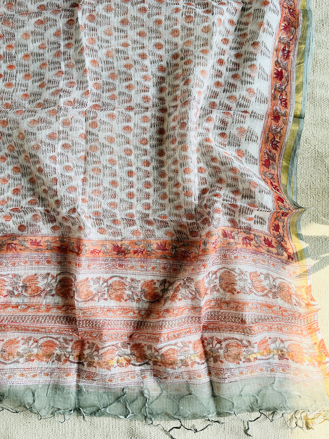 PEACHES & CREMES KOTA DORIA DUPATTA