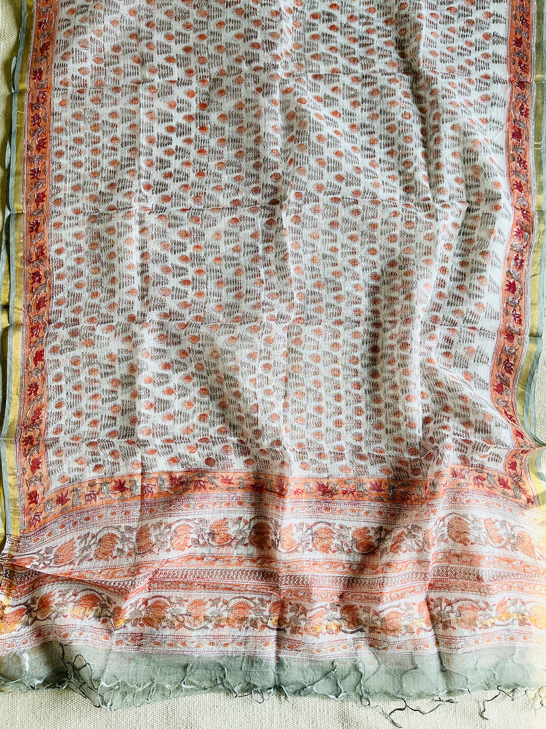 PEACHES & CREMES KOTA DORIA DUPATTA