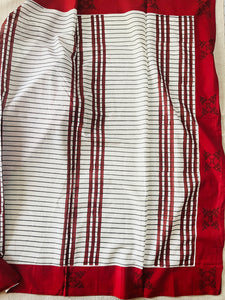 "OUT OF THE BOX" MULMUL HAND BLOCK PRINTED SAREE