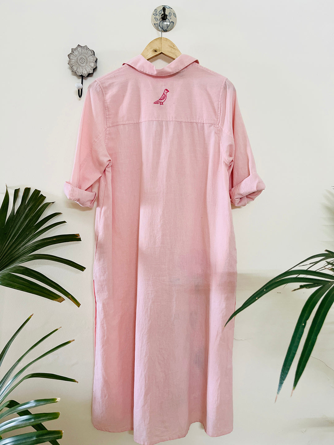 EXCLUSIVE- HAND PAINTED RELAXED LONG SHIRT