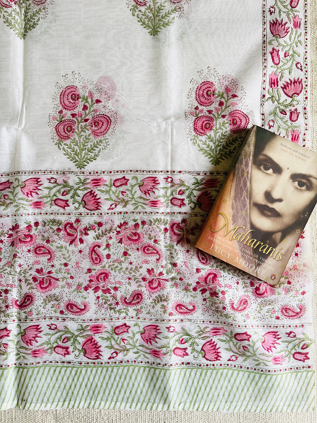 "LIFE ISN'T PERFECT, BUT YOUR DUPATTA CAN BE" COTTON SILK DUPATTA