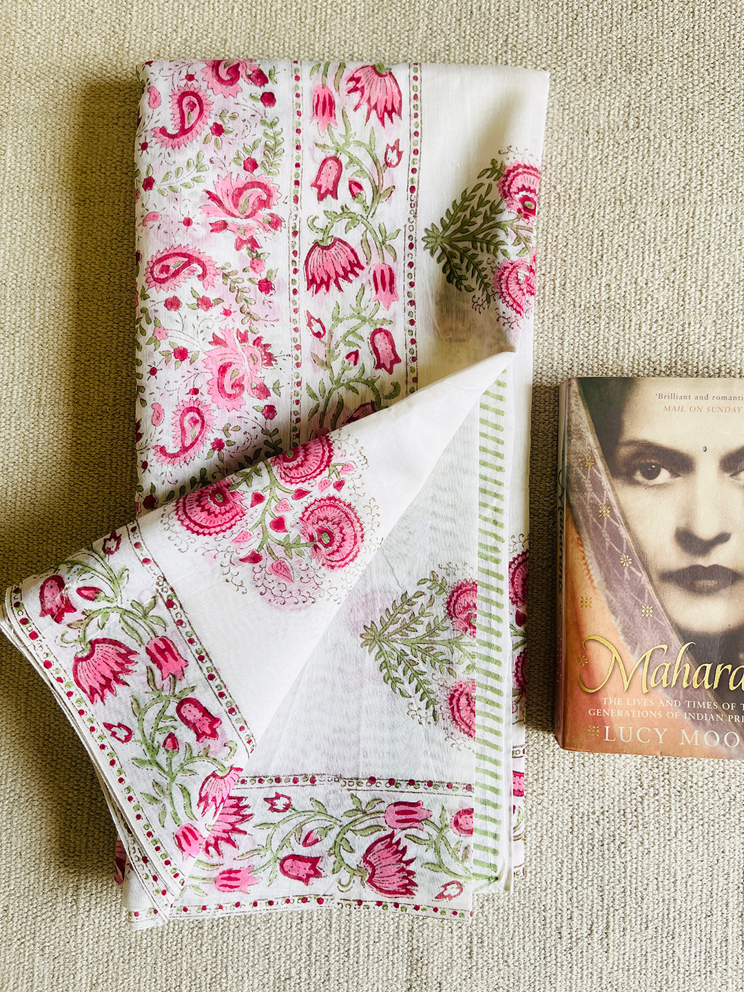 "LIFE ISN'T PERFECT, BUT YOUR DUPATTA CAN BE" COTTON SILK DUPATTA