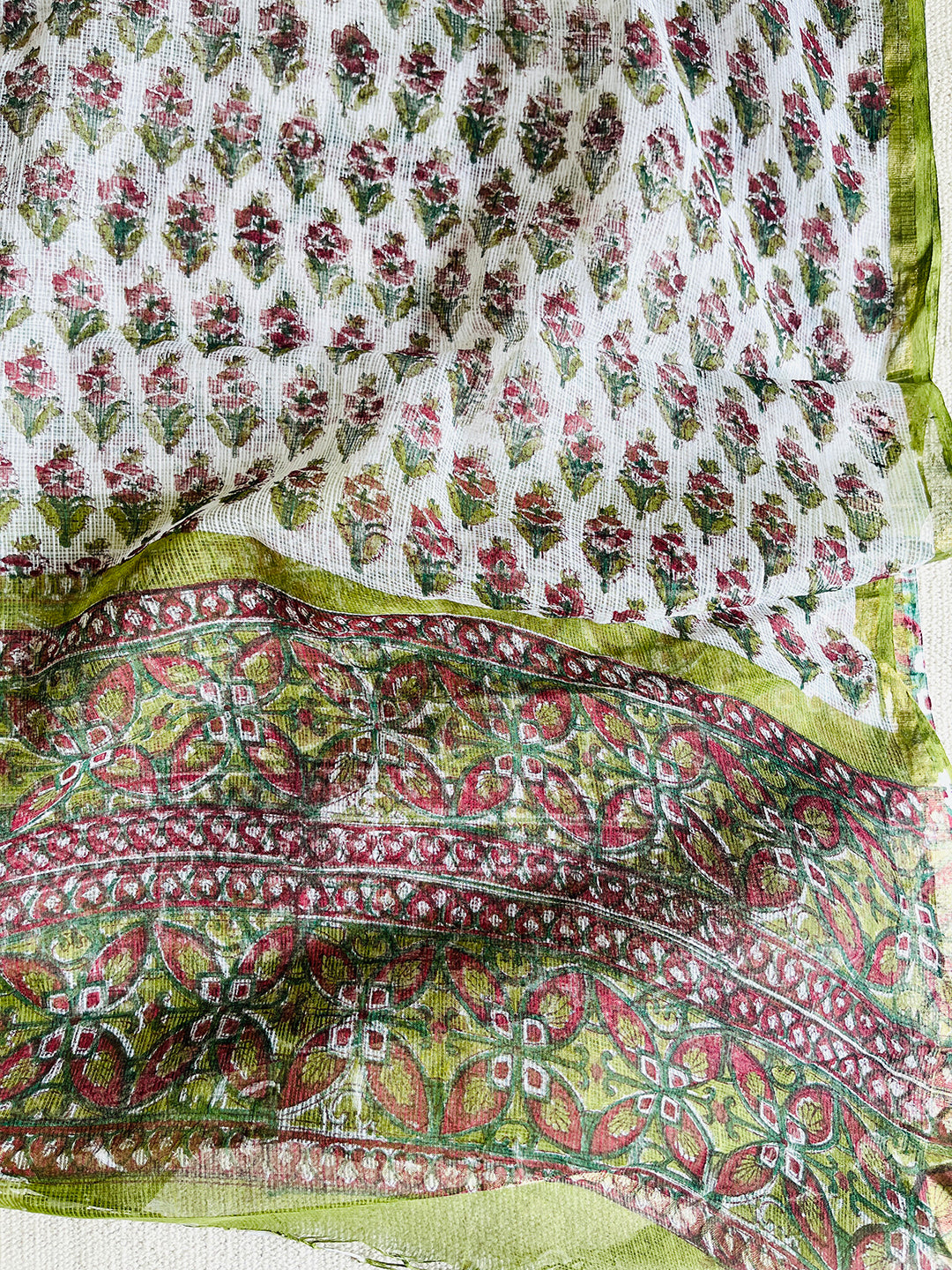 "SECRET GARDEN" KOTA DORIA DUPATTA