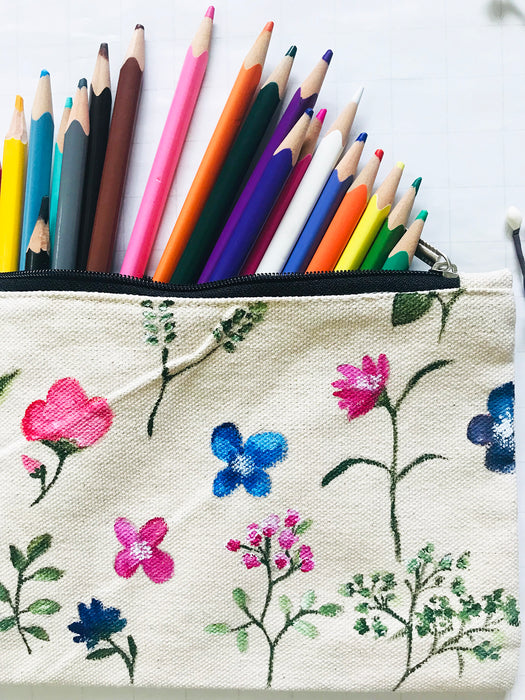 "BLOOM WILDLY" MULTIPURPOSE POUCH