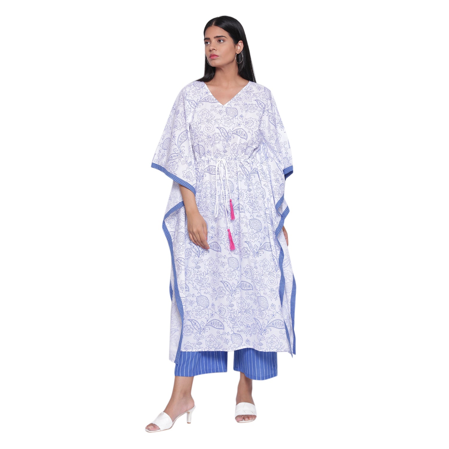 "FEELING A LITTLE BLUE" LONG KAFTAN