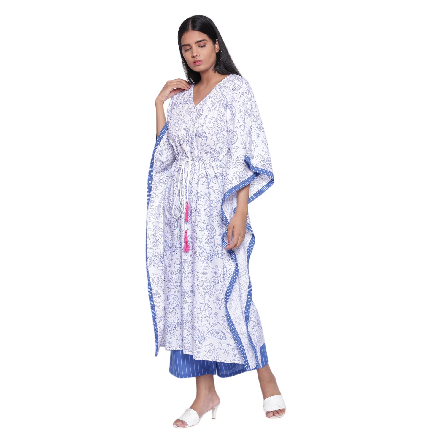 "FEELING A LITTLE BLUE" LONG KAFTAN