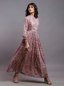 PAISLEY GATHERED PARTY DRESS