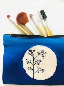 INDIGO OMBRE' FERN MULTIPURPOSE POUCH