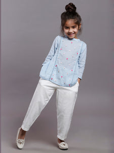 TAPERED HEM PLEATED PANTS- DAUGHTERS