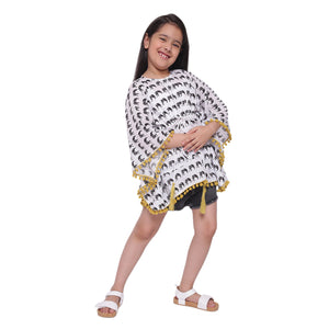 B&W ELEPHANT KAFTAN- KIDS