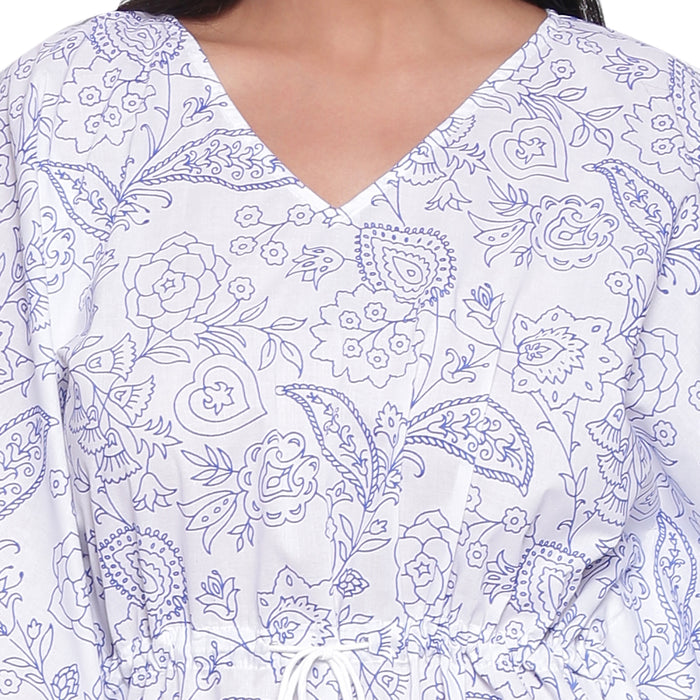 "FEELING A LITTLE BLUE" LONG KAFTAN