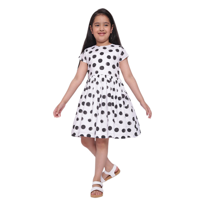 "To the Moon and Back"- Polka Dress