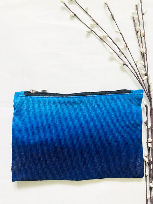 INDIGO OMBRE' FERN MULTIPURPOSE POUCH