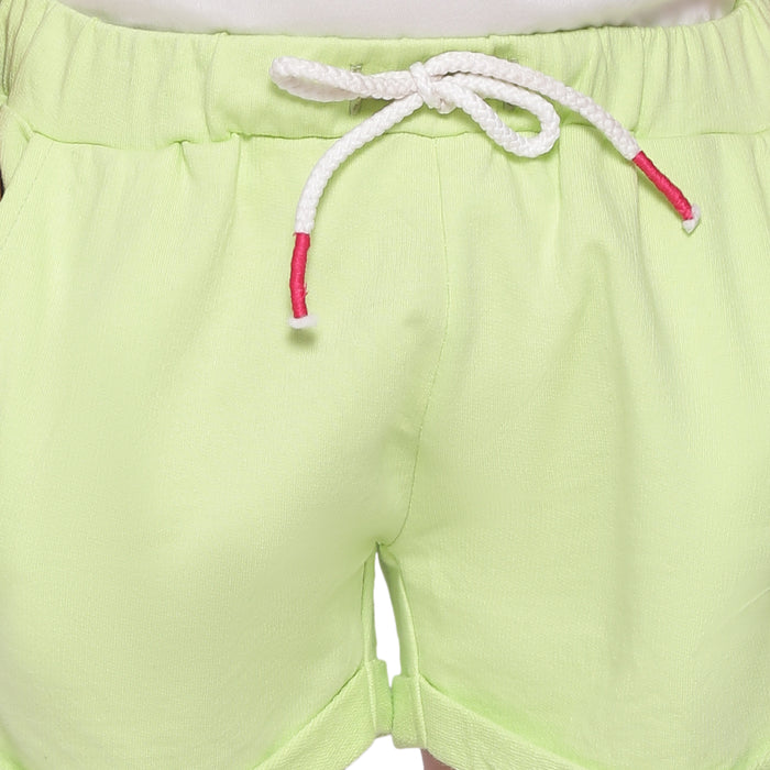 Relaxed & Comfy Shorts- Lime Green
