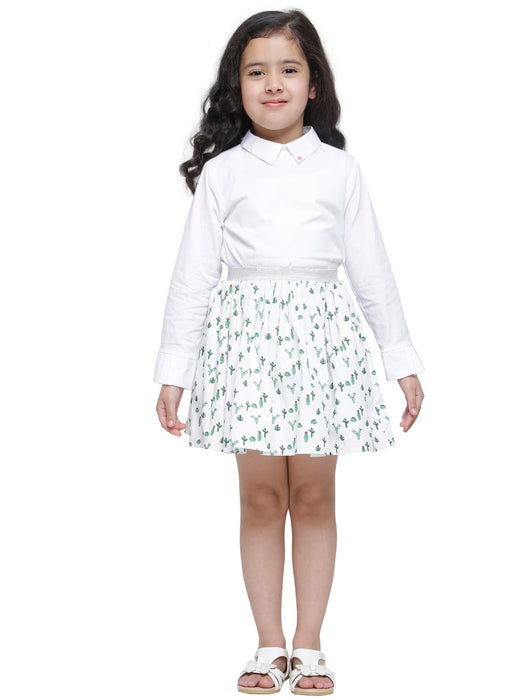 CACTUS PRINT SKIRT